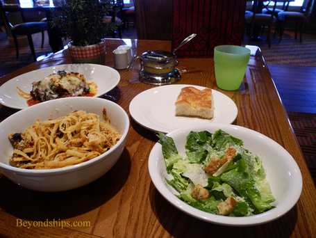Carnival Breeze cruise ship lunch