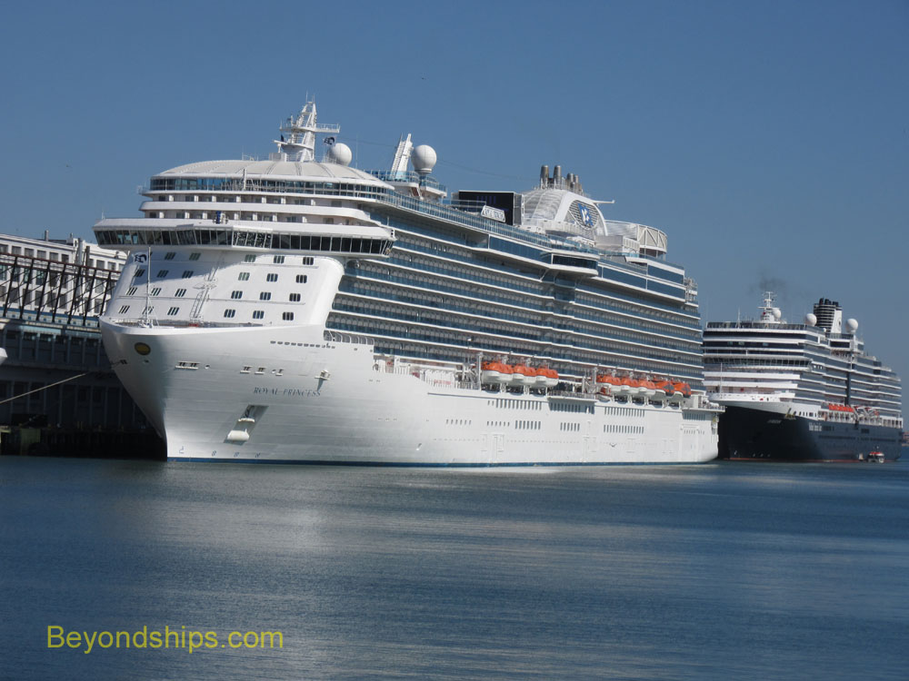 Royal Princess and Eurodam cruise ships