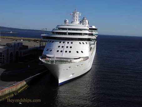 Royal Caribbean cruise ship Brilliance of the Seas in Portland, England