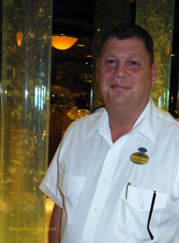 Hotel General Manager Timothy Ellis of Coral Princess