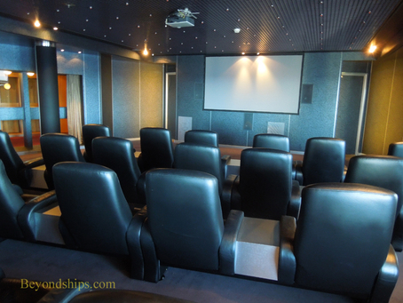 Cinema on cruise ship Eurodam