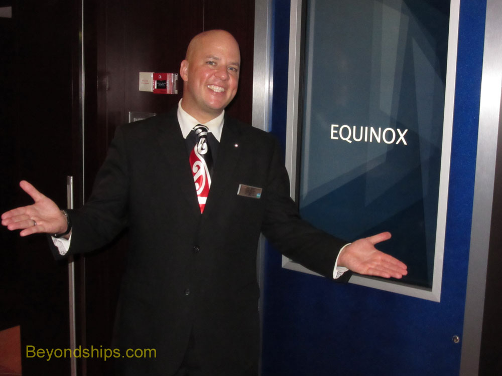 Cruise Director Paul Baya of Celebrity Equinox