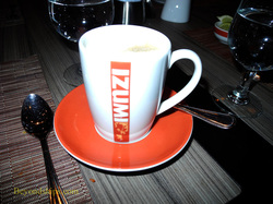 After dinner coffee at the Izumi specialty restaurant on Legend of the Seas