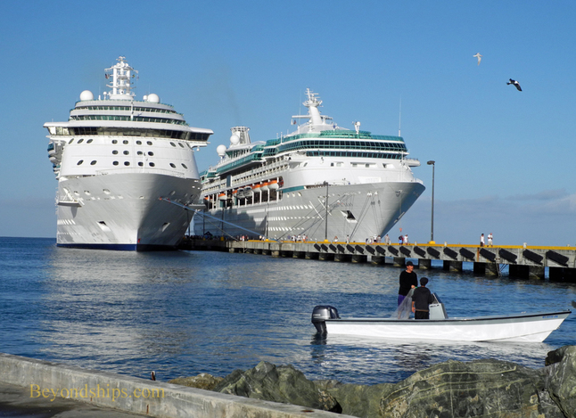 Picture Brilliance of the Seas and Vision of the Seas in St. Croix