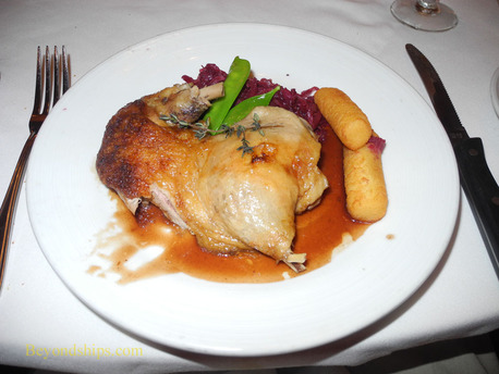 Dinner from Adventure of the Seas