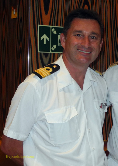 Hotel Director Stewart Howard of Carnival Freedom cruise ship