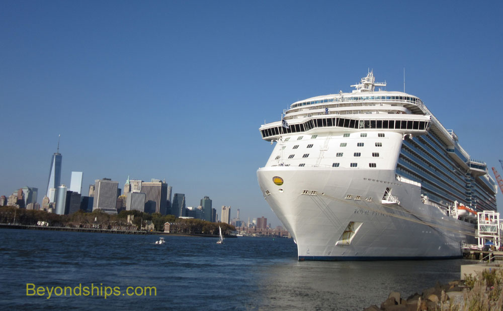 Royal Princess cruise ship in New York
