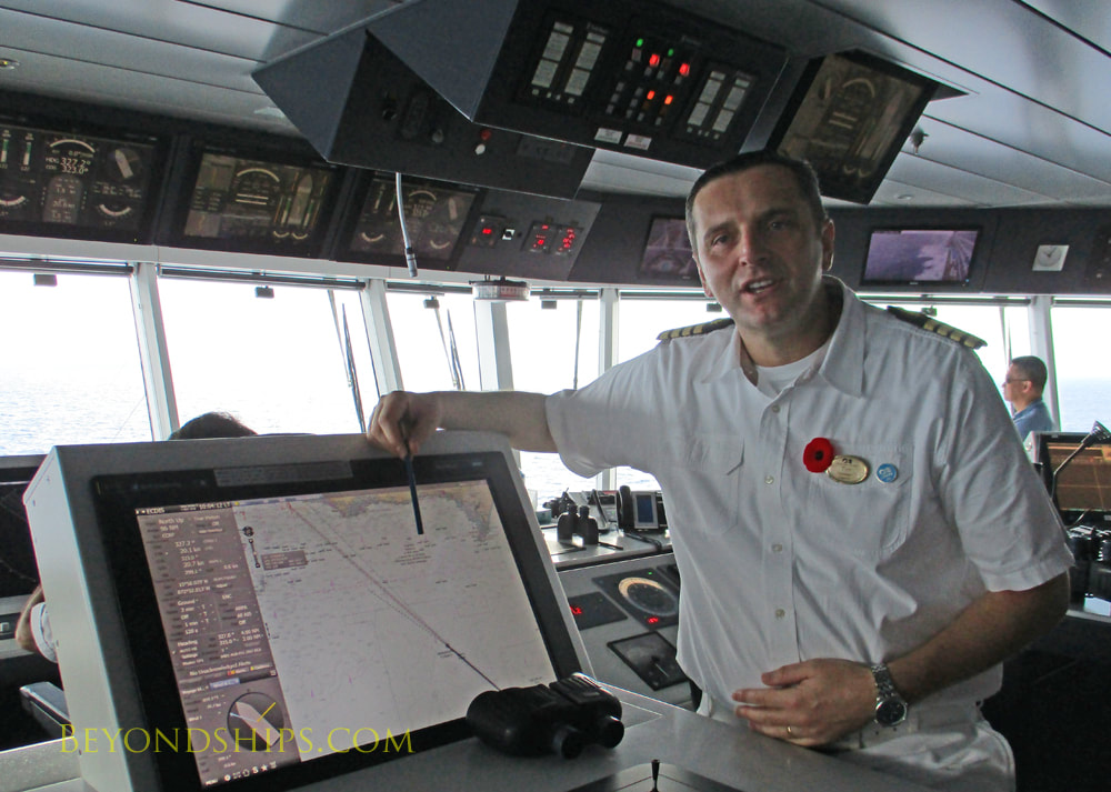 Captain Tim Stringer of Regal Princess cruise ship