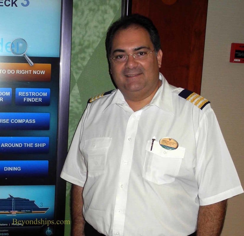 Hotel Director Joao Mendonca of Royal Caribbean
