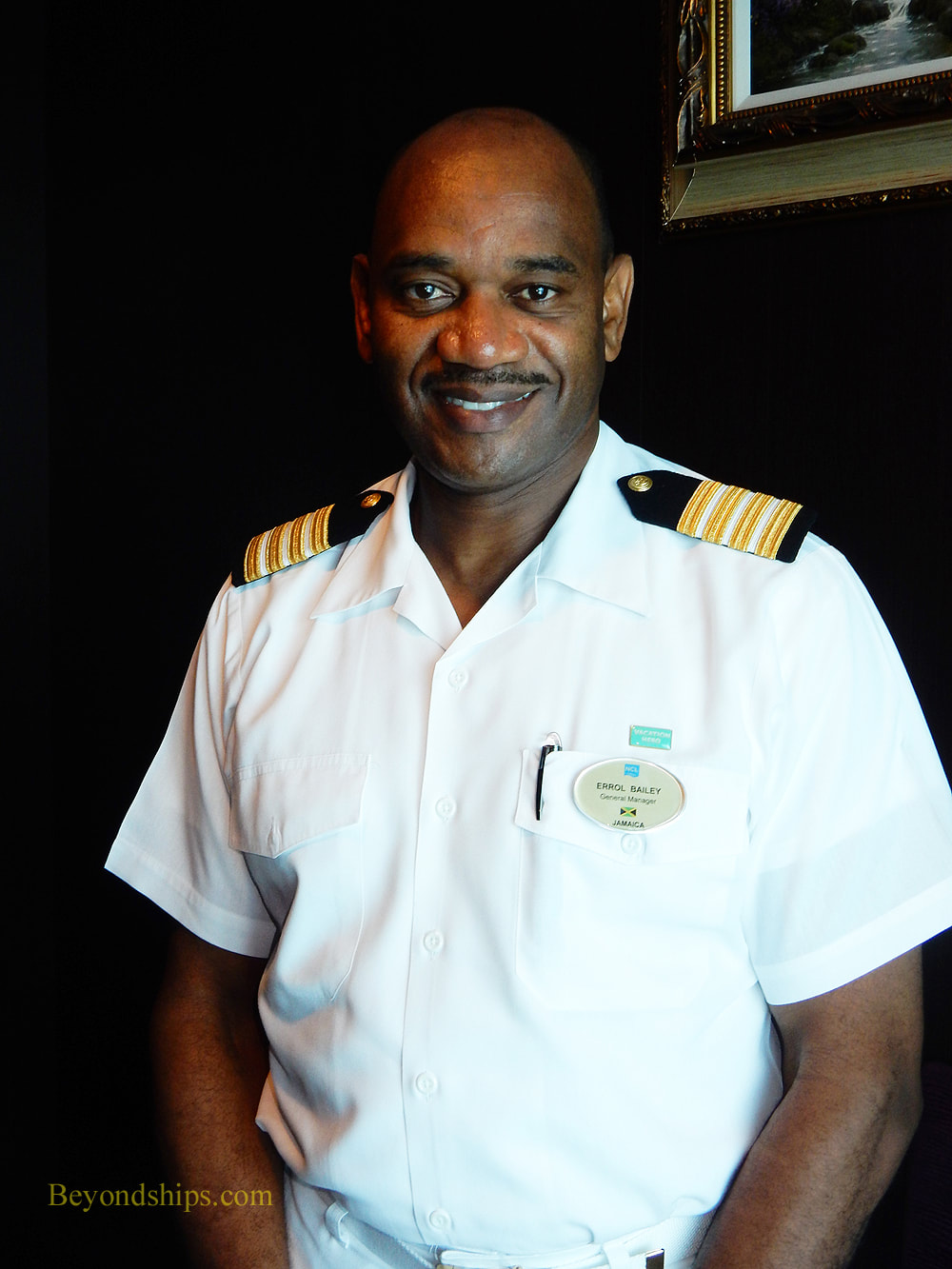 Hotel General Manager Errol Bailey of Norwegian Cruise Lines