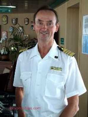 Captain Chris Wells of Cunard Line