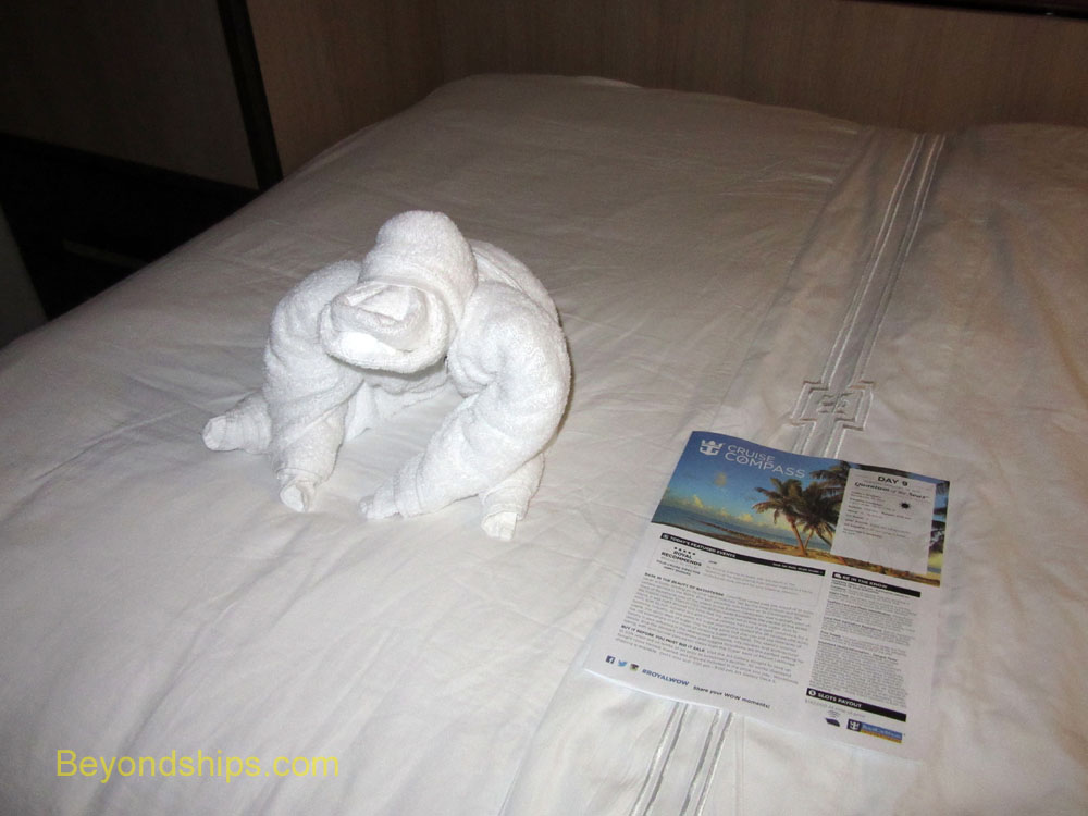 Quantum of the Seas towel animal