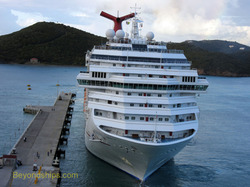 Carnival Liberty cruise ship tendering