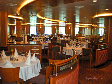 The Saffron Restaurant on cruise ship Ventura
