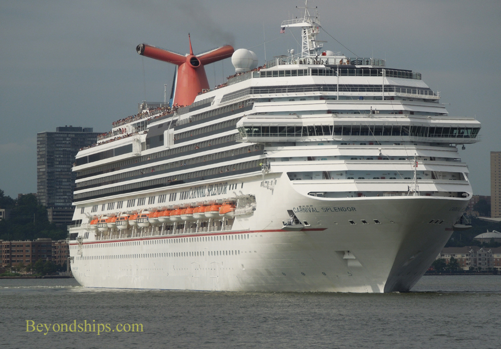 Carnival Splendor cruise ship.