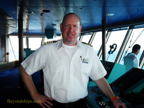 Captain Jeroen van Donselaarof cruise ship Eurodam