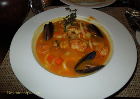 A Jamaican soup dish on Norwegian Epic 