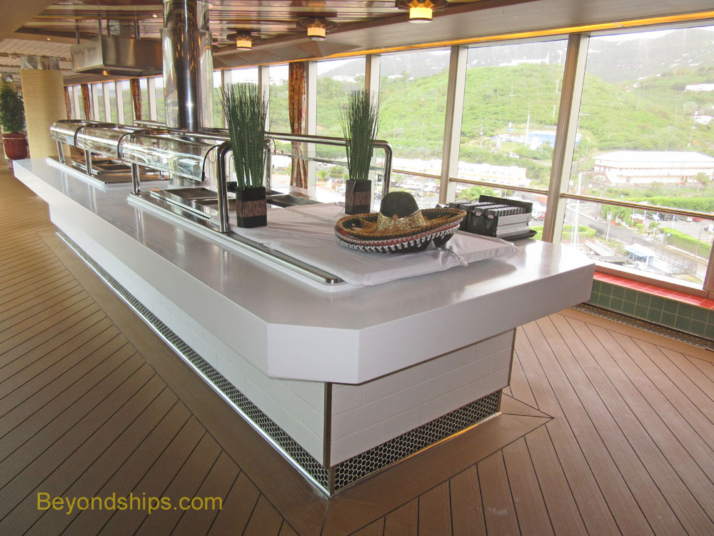 Westerdam cruise ship taco bar