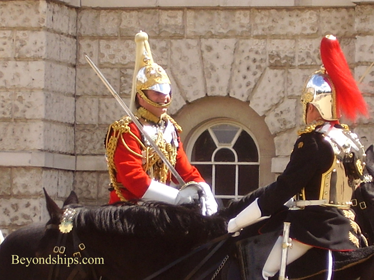 Changing of the Guard Horse Guards officers