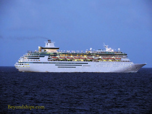 Royal Caribbean cruise ship Majesty of the Seas at sea