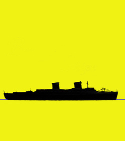SS United States silhouette