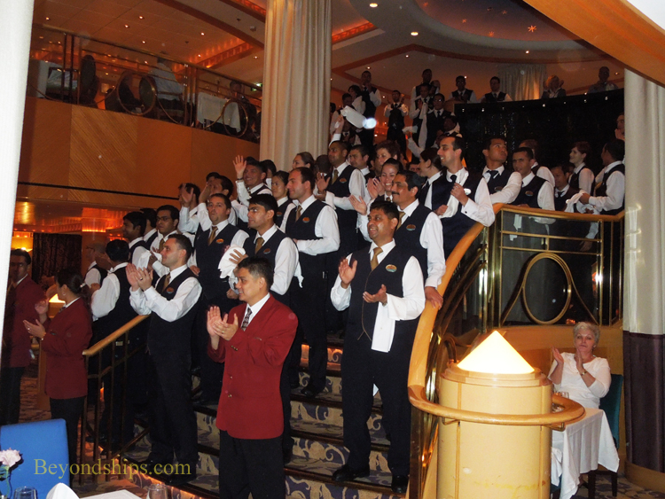 Picture Brilliance of the Seas waiters
