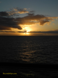 Sunset on Brilliance of the Seas