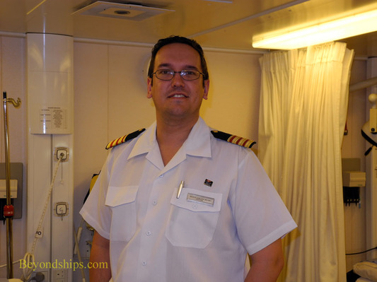 Principal Medical Officer Albert Van der Merwe on Queen Mary 2