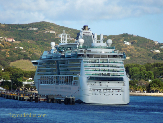Picture Brilliance of the Seas docked in St. Croix