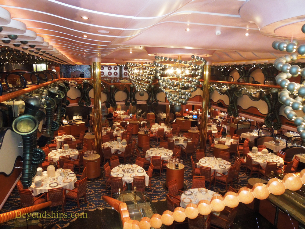 Carnival Splendor cruise ship Black Pearl dining room