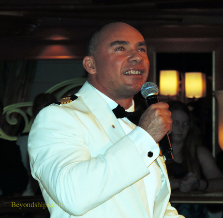 Captain Dino Sagani of Royal Princess cruise ship
