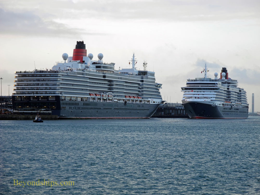 Cunard Line's Queen Elizabeth and Queen Victoria
