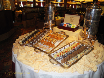 Picture afternoon tea on cruise ship Caribbean Princess