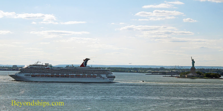 Carnival Glory and Statue of Liberty