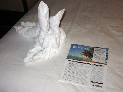  Quantum of the Seas towel animal
