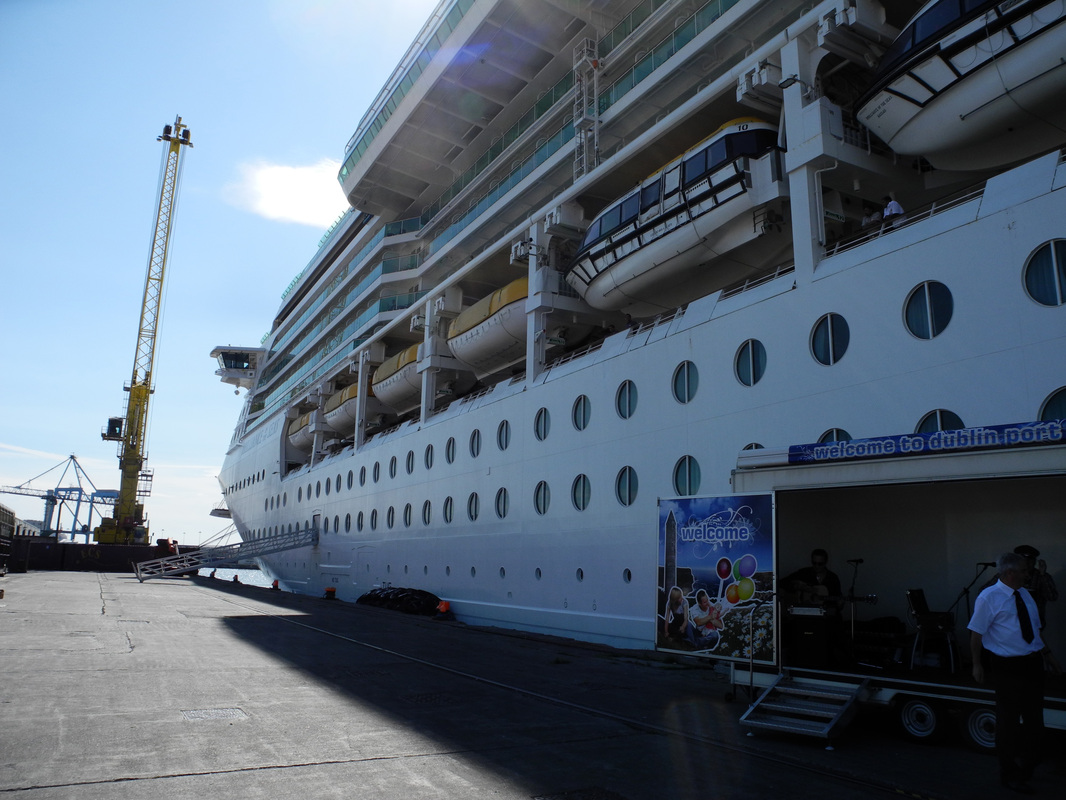 Royal Caribbean cruise ship Brilliance of the Seas in Dublin