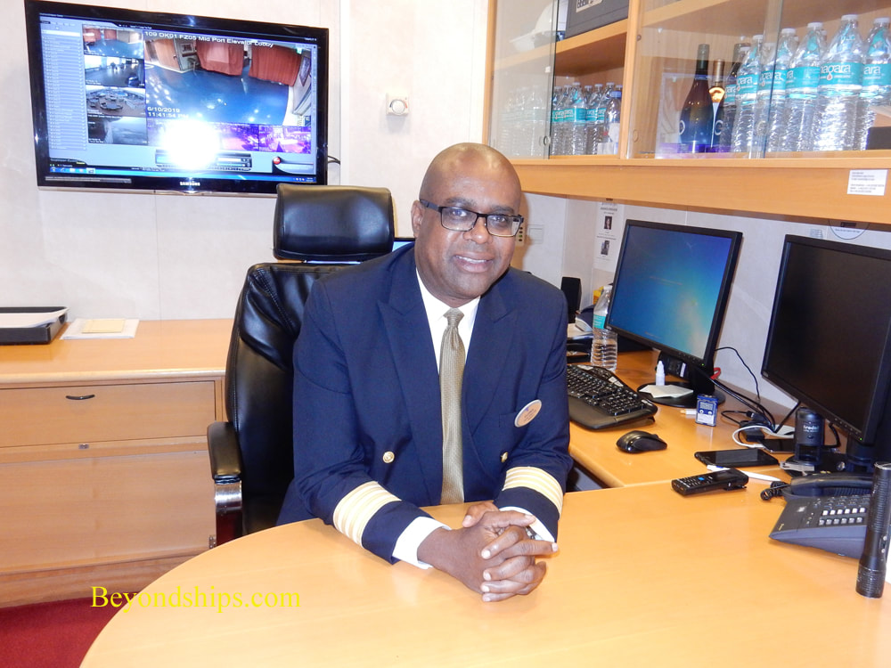 Hotel Director Clunis Daley of Royal Caribbean