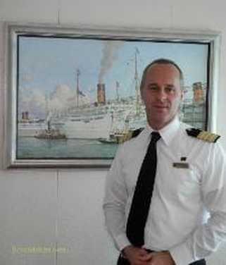 Hotel Manager Robbie Howie of Cunard Line