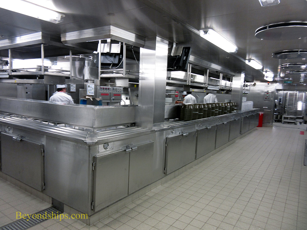 The galley on Anthem of the Seas