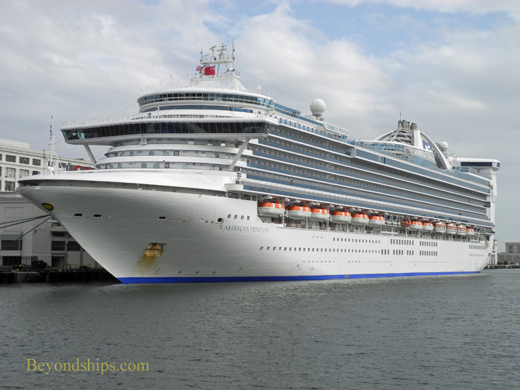 Cruise ship Caribbean Princess in Boston
